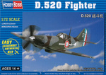 Hobby Boss 80237 D-520 French Fighter model plastikowy do sklejenia i pomalowania dla początkujących