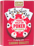 Karty Plastik Poker TREFL Czerwone