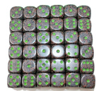 Kości zestaw 36xD6 Chessex 25910 Speckled Earth