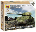 Zvezda 6263 US Medium Tank M4A2 "Sherman"