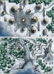 D&D Icewind Dale Encounter Map Set - zestaw map