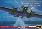 Model kartonowy Orlik A038 Savoia Marchetti S.M. 79 Sparviero