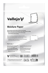 Vallejo B90003 Moisture Paper papier nawilżający do mokrej palety zestaw 30 sztuk