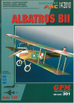 GPM 301 Albatros BII model kartonowy