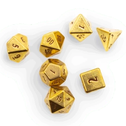 Kości zestaw RPG 50th Anniversary HEAVY METAL DnD Ultra-Pro