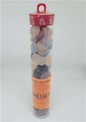 Znaczniki szklane Chessex Assorted Frosted (40+)