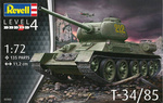 Revell 03302 T-34/85 model plastikowy do sklejenia i pomalowania