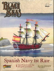 Black Seas Spanish Navy 1st Rate  - okręt 1:700