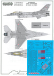 ModelMaker D48138A F-16C Raven 100th Anniversary of Polish Air Force zestaw kalkomanii w skali 1:48