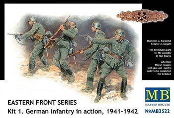 Master Box 3522 German infantry in action, 1941-42