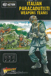 Bolt Action Italian Paracadutisti Weapons Teams + 3 kości rozkazów