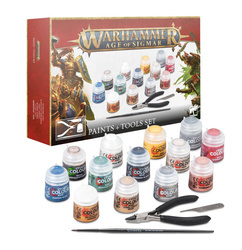 Age of Sigmar Paints + Tools Set zestaw farb