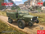 ICM 35570 Laffly V15T WWII French Artillery Towing Vehicle model plastikowy do sklejenia i pomalowania