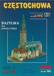 GPM 981 Bazylika na Jasnej Górze w Częstochowie model kartonowy do sklejenia