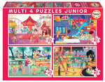 Puzzle Junior 20+40+60+80 el. Zabawa (Educa)