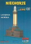 GPM 901 Niechorze - Latarnia morska - model kartonowy