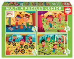 Puzzle Junior 20+40+60+80 el. Sport (Educa)