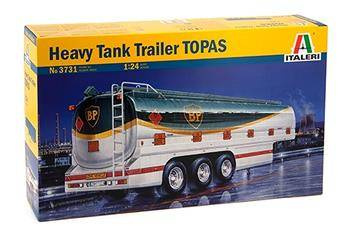 Italeri 3731 Heavy Tank Trailer TOPAS model plastikowy do sklejenia i pomalowania