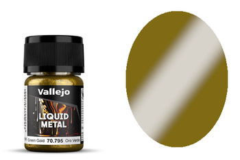Farba Vallejo Liquid Metal 70795 Liquid Green Gold