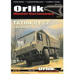 Orlik 107 Tatra 815-7 4x4 HMND model kartonowy do złożenia i sklejenia