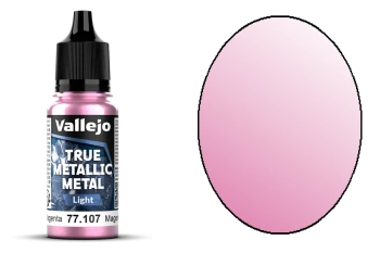 Vallejo 77107 True Metallic Metal 107 Light Crimson Magenta