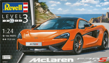 Revell 07051 McLaren 570s model plastikowy do sklejenia i pomalowania