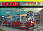 Modelik 28/07 - Konstal Chorzów 105N model kartonowy do sklejenia