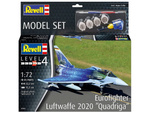 Revell 63843 Eurofighter Luftwaffe 2020 "Quadriga" Model Set zestaw plastikowy do sklejenia i pomalowania