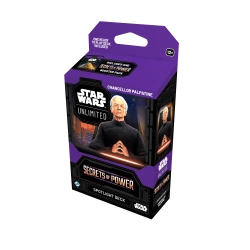 Star Wars Unlimited Secrets of Power Chancellor Palpatine Spotlignt Deck