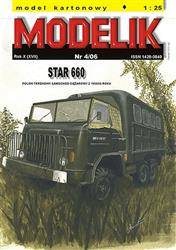 Modelik 4/06 Star 660 model kartonowy do sklejenia