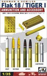 AFV CLUB AF35107 Flak 18 Tiger I Ammunition