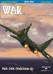 Model kartonowy WAK 10/20 MiG-29A (Fulcrum-A)