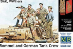 Master Box 3561 Rommel and German Tank Crew
