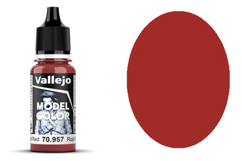 Farba Vallejo Model Color 39 70957 Flat Red FS31136
