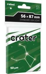 Koszulki ochronne 56x87 mm Rebel Crater Standard USA Light 
