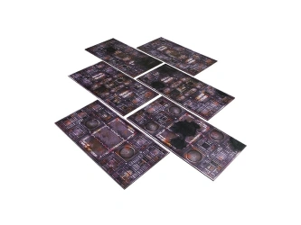 Micro Art H00186 Warhammer 40.000 WTC Imperial Terrain Footprint (6 sztuk) - podstawa terenu