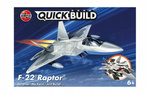 Airfix Quickbuild F-22 Raptor Plastikowy model do składania, klocki