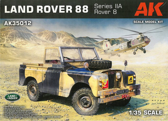 AK-Interactive 35012 Land Rover 88 Series IIA Rover 8 model plastikowy do sklejenia i pomalowania