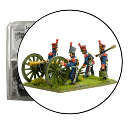 Black Powder Napoleonic French Line Horse Artillery With 6 Pounder