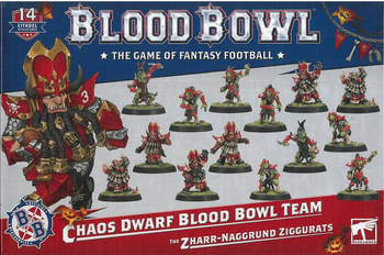 Blood Bowl Chaos Dwarf Team