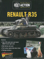 Bolt Action WWII French Renault R35 light tank