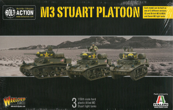 Bolt Action WWII M3 Stuart Platoon