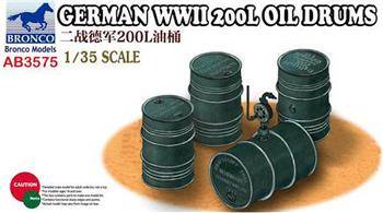 Bronco CB3575 German WWII 200L Oil Drums