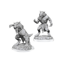 D&D Critical Role Unpainted Miniatures Fey Werewolves