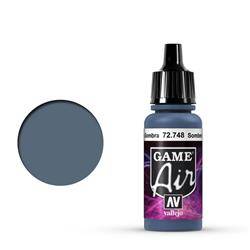 Farba Vallejo Game Air 72748  Sombre Grey