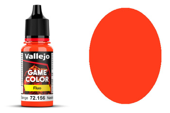 Farba Vallejo Game Color 72156 Fluorescent Orange 18 ml (2023)