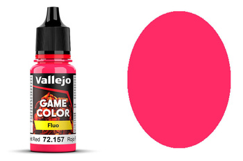 Farba Vallejo Game Color 72157 Fluorescent Red 18 ml (2023)