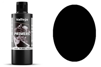 Farba Vallejo Surface Primer 74602 Black 200ml