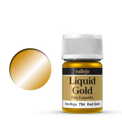 Farbka Vallejo 70794 Liquid Red Gold MC215