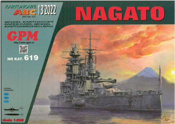 GPM 619 Nagato model kartonowy do sklejenia